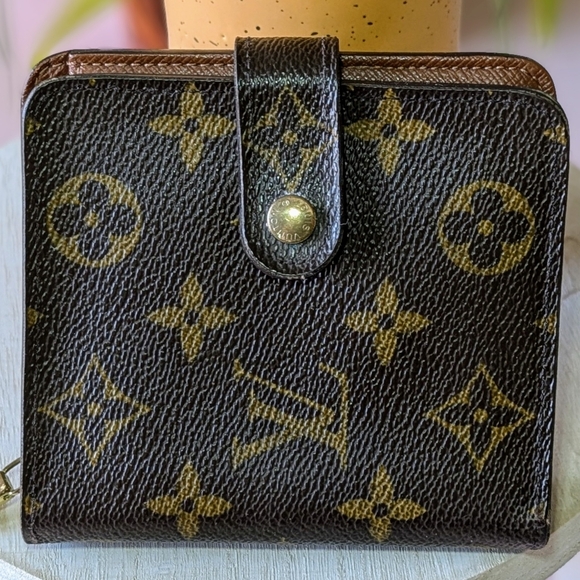 Louis Vuitton Handbags - Louis Vuitton Vtg Monogram Compact Zip Around Bi aFold Wallet